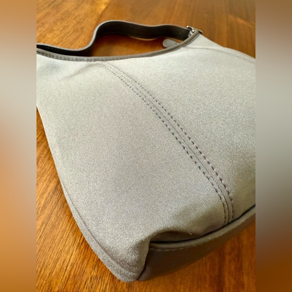 Vintage Coach Neo Crescent Bag Gray Made in Mexico - Picture 6 of 11